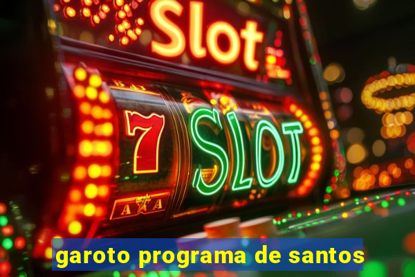 garoto programa de santos